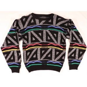 Vintage | Retro Knitted Sweater 80s 90s